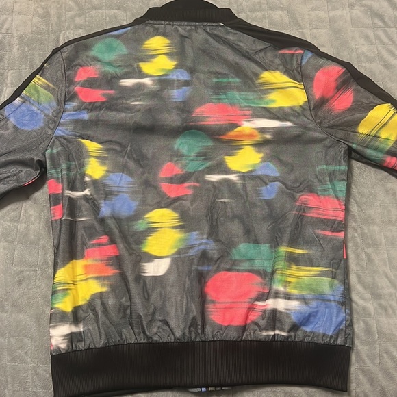 Puma Mesh Jacket With Multicolor Design, Size S - Picture 2 of 9